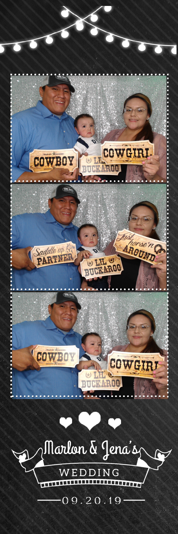 Jena and Marlon's Wedding | View more photos from the event at gallery.photoboothbillings.com/u/PhotoBoothBillings/Jena-and-Marlons-Wedding